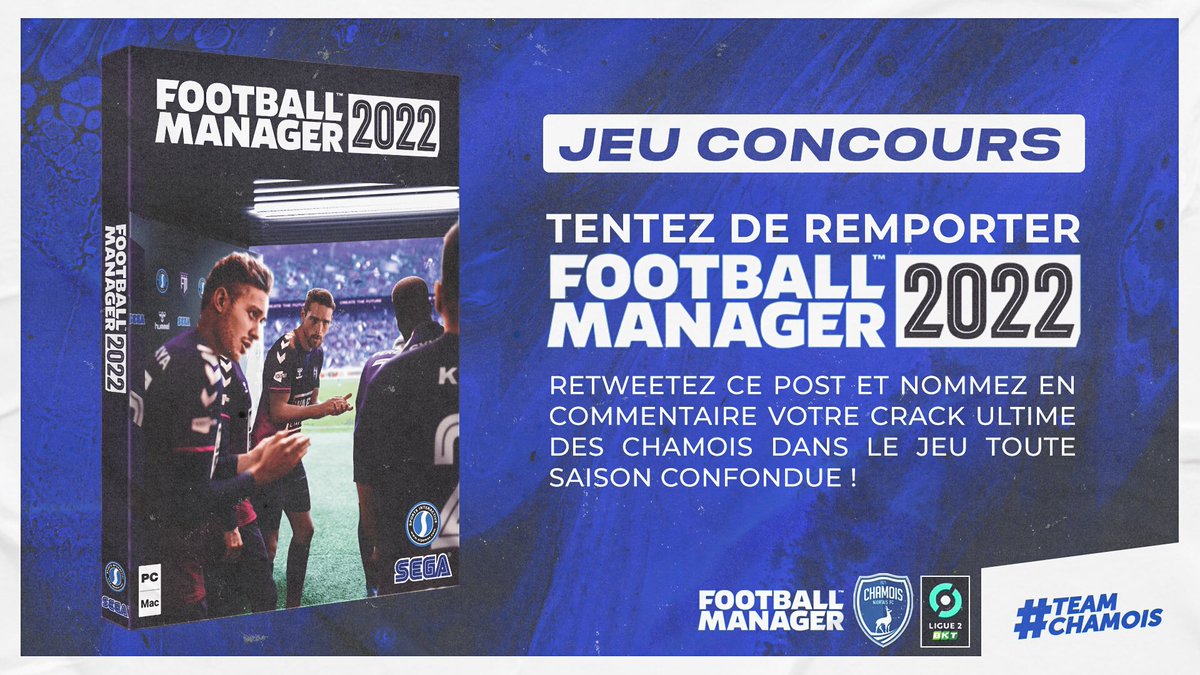 Avec <a href="/FootballManager/">Football Manager</a> on vous fait remporter le dernier opus du jeu ! 🔥

🍀 Pour participer c’est tout simple : un RT et commentez avec le nom de votre joueur de légende des Chamois dans le jeu, toute saison confondue ! ⤵️

👀 Nous on adorait Damian Facciuto dans le FM 2005 🤩