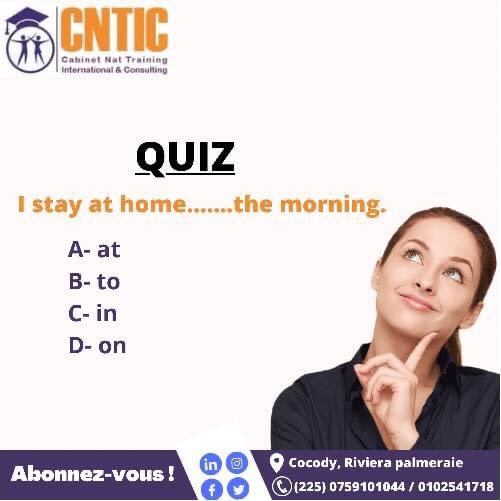 CNTIC3's tweet photo. Choose the best option!
#anglaispourtous #cntic https://t.co/N7Y7nciBhm