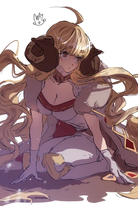 グラブルのスケッチ ハロウィンヴェインとアニラ
Sketches Halloween Vane and Anila from Granblue Fantasy 