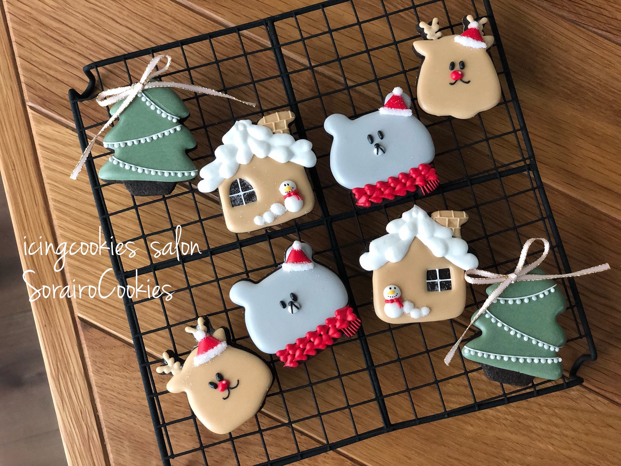 Sorairocookies クリスマスクッキー Sorairocookies アイシングクッキー教室 札幌 Cotta コッタ 札幌習い事 札幌アイシングクッキー教室 札幌ママ クリスマス クリスマスクッキー おしゃれ クリスマスパーティー イベント アイシングクッキー