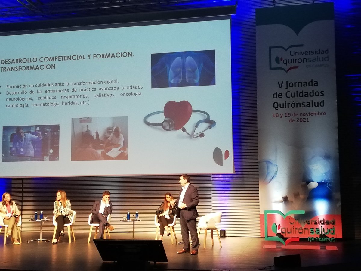 'Desarrollo profesional y competencia de la enfermería' en las V Jornadas de Cuidados #Quironsalud <a href="/mvcrespotorres/">victoria crespo torr</a> <a href="/JaimeLastras/">jaime.lastras</a> <a href="/MaraVeigaRodrg1/">María Veiga</a> <a href="/CGEnfermeria/">Consejo General de Enfermería</a> <a href="/monimodsm/">Mónica DSM</a> <a href="/Annaollerlopez1/">Anna oller lopez</a> <a href="/DanielRegana/">Daniel Regaña</a> <a href="/Kriss_Sanjose/">Cristina San Jose</a>