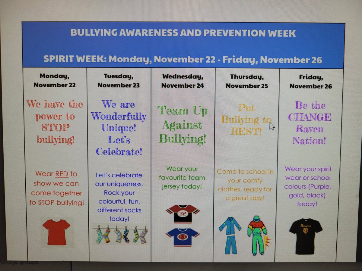 Raven Nation is having another Spirit Week Next Week 🎉 <a href="/StBenedictDP/">StBenedictRavens</a>