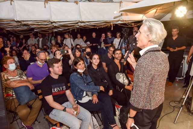 GerAmbTLV's tweet photo. Happy to address a very well attended GERMANIT in the HAUS festival @HausLiebling yesterday - display of huge interest in German language &amp; culture (&amp; cuisine) in Israel. Thank you to our partners &amp; friends who made this event possible! https://t.co/1w44piKCm6