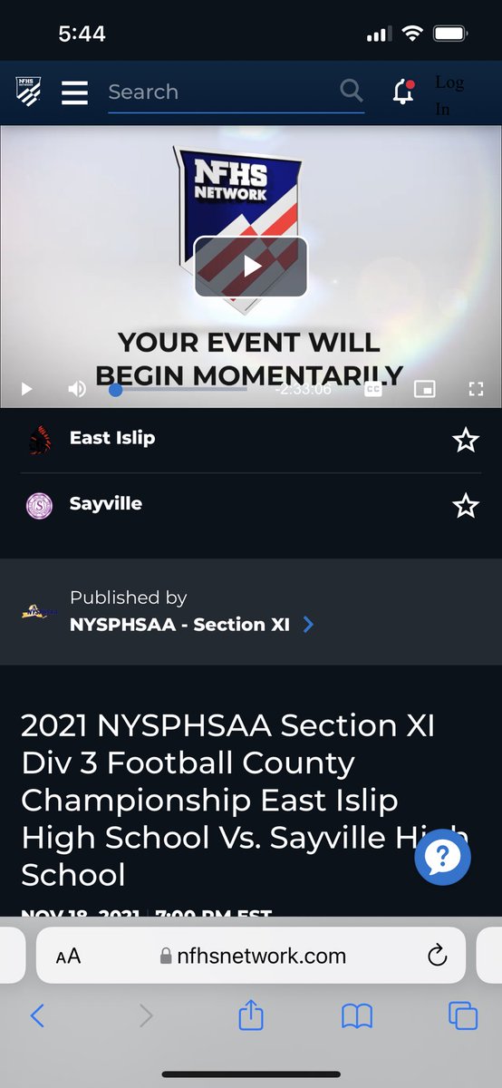 KevinRuel64's tweet photo. @WFANmornings the Sayville game is available on https://t.co/Lm5RiTiEK1. 10.99 a month. Super easy to cancel subscription. There’s a cancel button. The game is archived https://t.co/1yECWpWw5k
