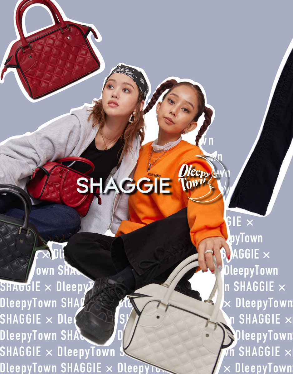 Dleepytown's tweet photo. 本日21時より人気ブランドSHAGGIEとのコラボアイテムを販売します👏

サイドのレースアップからの肌のチラ見せがカッコよく、Y2Kファッションに欠かせないフレアパンツと、
セミマットな艶感と今時期ぴったりなキルティングを掛け合わせたトレンドバッグをご用意いたしました

https://t.co/wgE1ofb3Jg https://t.co/3fGhnjvZCd