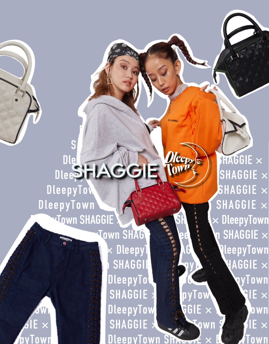 Dleepytown's tweet photo. 本日21時より人気ブランドSHAGGIEとのコラボアイテムを販売します👏

サイドのレースアップからの肌のチラ見せがカッコよく、Y2Kファッションに欠かせないフレアパンツと、
セミマットな艶感と今時期ぴったりなキルティングを掛け合わせたトレンドバッグをご用意いたしました

https://t.co/wgE1ofb3Jg https://t.co/3fGhnjvZCd