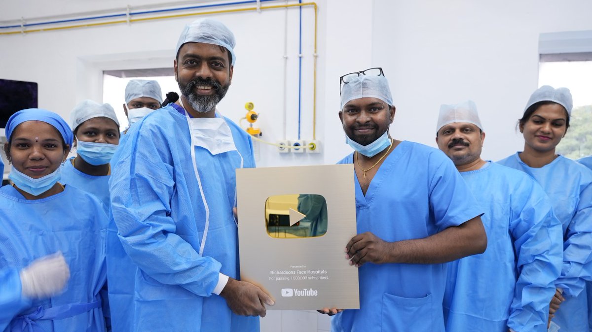 AndeiSoI's tweet photo. Delighted and Thankful to each and everyone who made this possible. This makes us wanna do better #YouTube #YouTubeGold #GoldButton #Teamwork #RichardsonsFacehospitals #RichardsonsHospital #maxfax #Onemillionsubs https://t.co/NiUb2pHEKa