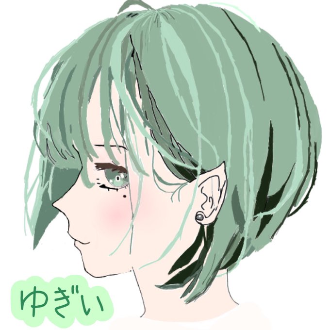 横顔美人のtwitterイラスト検索結果