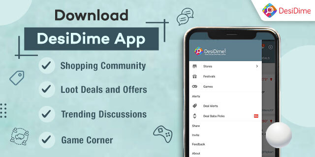 desi_dime's tweet photo. Download DesiDime App π€©ππ»
https://t.co/fXizyTtcPQ
β
Largest Shopping Community
β
Loot Deals and Offers
β
Trending Discussions
β
Game Corner
#shoppingcommunity #onlineshopping #lootdeals #lootoffer #offers #trending #shoponline https://t.co/2kmbOoi5Tx