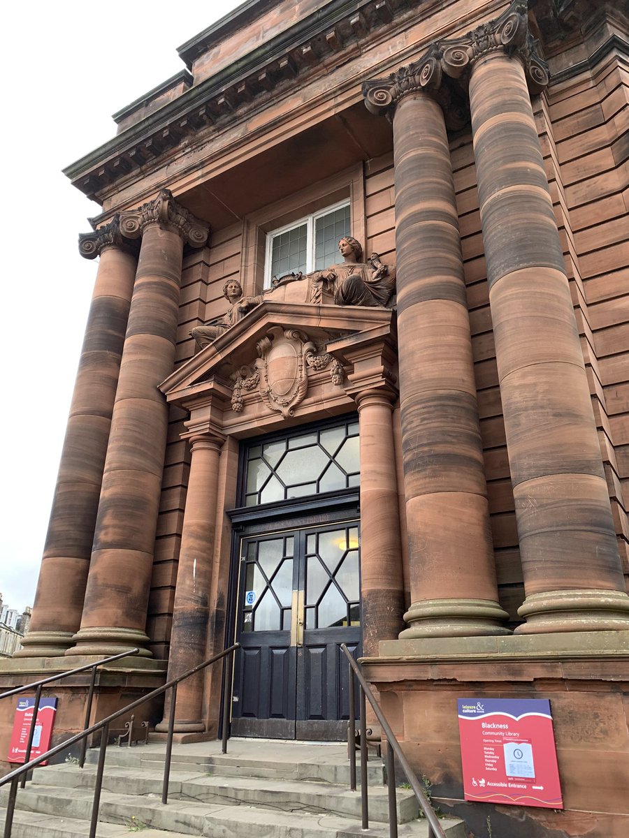 craigamudie's tweet photo. This is my local library (#blacknesslibrary, one of  @dundeelibraries fab local branches) , and one of the many reasons #ilovemylibrary is because it helped keep my supplied with ebooks while I was shielding last year and couldn’t leave the house!📚 https://t.co/Q7i6s0Agy0