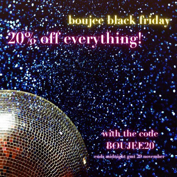 20% off across the site + free uk shipping on orders over £40!
buy some candles >>>
boujeebougies.com