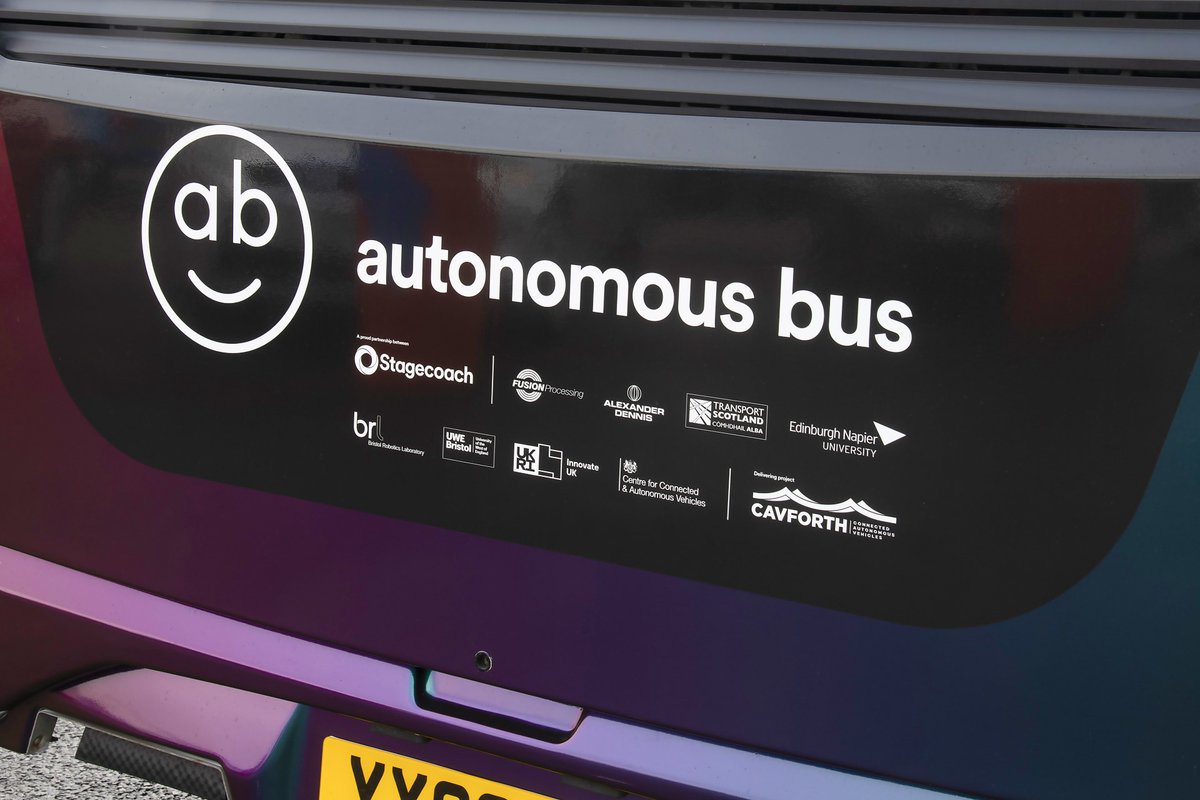 ADLbus's tweet photo. In partnership with @stagecoachgroup, @FusionProc and @transcotland, we're delighted to show the first glimpse of the new special livery for the autonomous Enviro200 buses launching in Scotland next year: https://t.co/mUZWPKTK9x
#LeadingtheZEvolution #BuiltinBritain https://t.co/W1tCM7fses