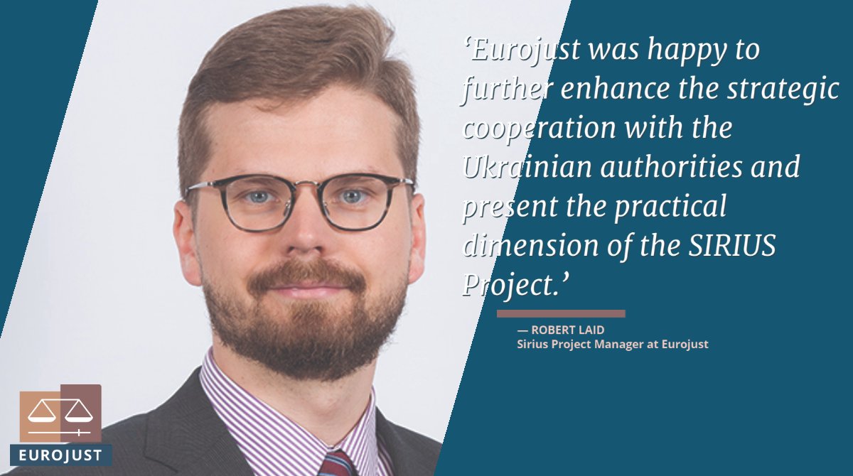 Eurojust's tweet photo. Electronic evidence is key in cross-border criminal investigations. But obtaining it can often be challenging. 

That’s where #SIRIUS comes in - offering guidelines, training &amp; tools for practitioners: ➡️ https://t.co/z2BaX3Dv5X

#eEvidence

2/2 https://t.co/9QR38Gc7x8