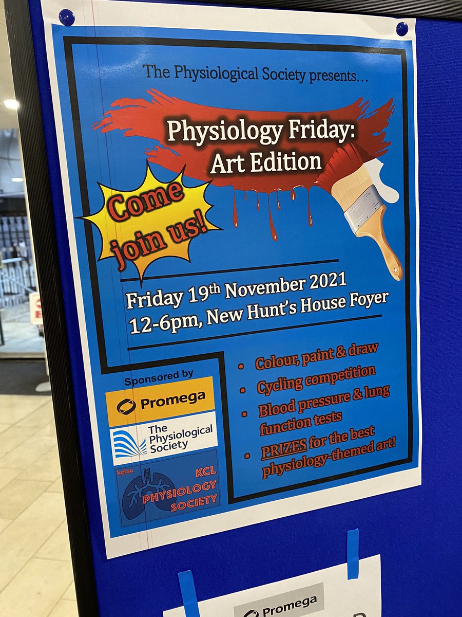 Physiology at KCL (@kclphysiology) on Twitter photo It’s Physiology Friday at KCL. Come and visit our stand and try some Physiology art, Physiology brownies, and challenge yourself to draw after exercise!! We’re in New Hunts House Foyer <a href="/ThePhySoc/">The Physiological Society</a> <a href="/kcl_physsoc/">KCL Physiology Society</a> <a href="/doryproductions/">Prof. James Clark</a> <a href="/KingsCollegeLon/">King's College London</a> @PromegaTanyel It’s Physiology Friday at KCL. Come and visit our stand and try some Physiology art, Physiology brownies, and challenge yourself to draw after exercise!! We’re in New Hunts House Foyer <a href="/ThePhySoc/">The Physiological Society</a> <a href="/kcl_physsoc/">KCL Physiology Society</a> <a href="/doryproductions/">Prof. James Clark</a> <a href="/KingsCollegeLon/">King's College London</a> @PromegaTanyel