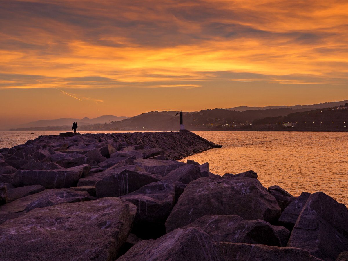 Les meravelloses postes de sol que es poden veure des d'Arenys...🌇😍