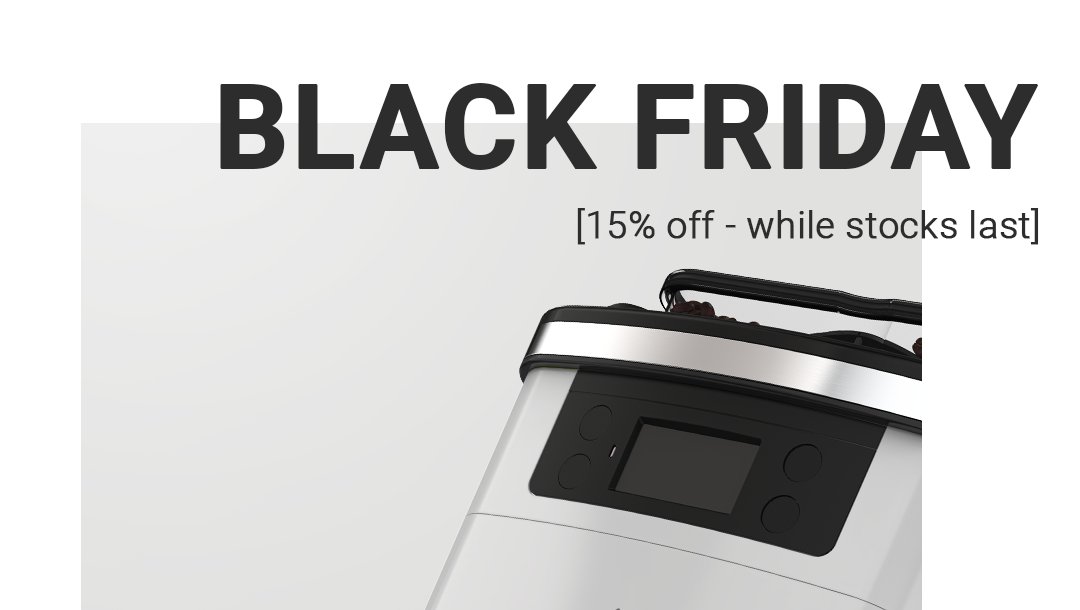 This Black Friday is not to be missed! With up 50% off selected products and free shipping.

Smarter Coffee is perfect for those who want day-to-day practicality, without having to compromise on the quality. Buy now by visiting our online store.

l8r.it/6oXB