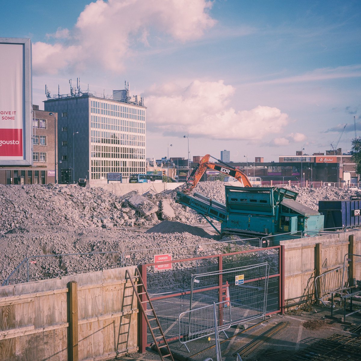 A few shots from the Smithfield site… it all moves so quickly that these are already outdated… the @Kodak Portra looking good though, taken on Yashica 124G