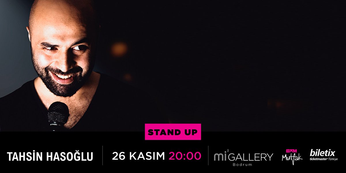 metrekupbodrum's tweet photo. 🎉 Bkm Mutfak komedyenlerinden @tahsinhasoglu gülmeye doyamayacağınız tek kişilik stand-up gösterisi ile 26 Kasım Cuma 20:00'de Bodrum mi'GALLERY  sahnesinde  sizlerle! 

🎟️ Biletler Biletix'te ve etkinlik günü kapıda!

https://t.co/DGfh5bq7IV https://t.co/58ZunlurQT