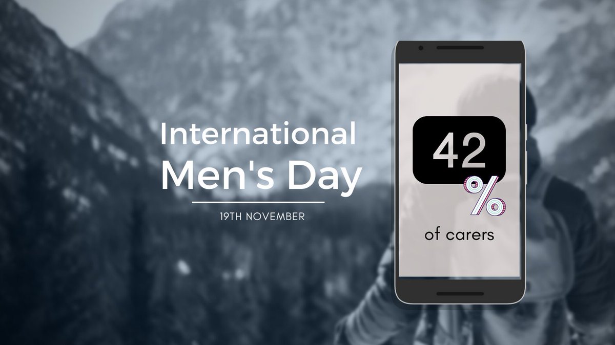 WeAreCarers's tweet photo. It's #International Men's Day so just a reminder that 42% of #UnpaidCarers are men.
So here's to all those men that care, those that have cared and those whose caring is yet to come. #ValueCarers https://t.co/sa2RMzwz2n