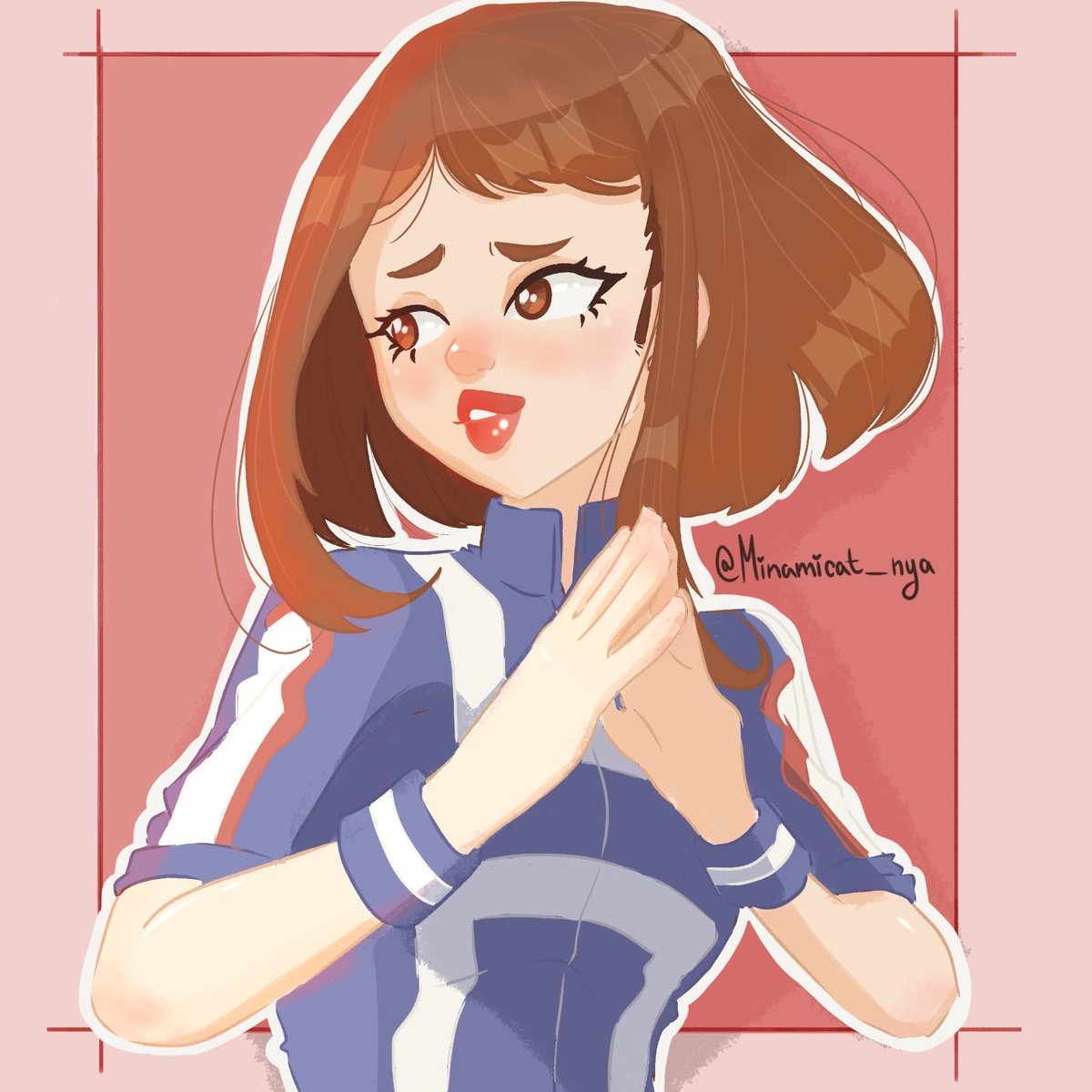 Minamicat_nya's tweet photo. Lo siento gente llevo bastante sin subir nada pero estaba con unos dilemas... Bueno una Ochako preciosa, que os parece? 
@SArtists_ @ISAC_Comm (gracias personitas preciosas)
#dibujante #dibujo #drawing #draw #art #dibujos #sketch #artista #dibujando #artist #arte #BNHA https://t.co/pUztJMUg3F