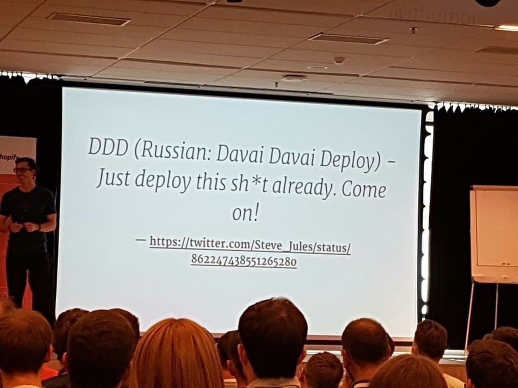 noff's tweet photo. It’s awesome. #ci #deploy #devops https://t.co/JU5Sih5hXn