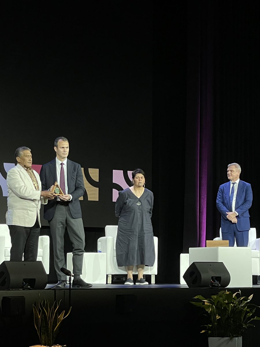 “The etchings in the pounamu itself depict all roads leading to Dubai. They depict all roads leading to all corners of the world to the next World Expo.” - Ngahiwi Toamoa on the taonga exchange to Bureau International des Expositions, who will be organising #Osaka2025 <a href="/bieparis/">BIE</a>