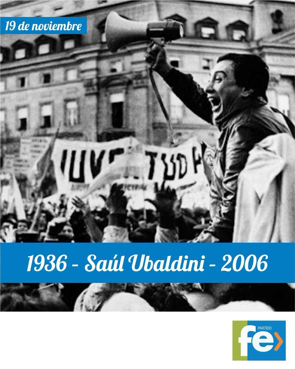 Hoy, 19 de noviembre, se conmemora el 15º aniversario del paso a la inmortalidad de Saúl Ubaldini, exsecretario general de la CGT (1986-1990), referente del movimiento obrero organizado, líder, compañero peronista y un gran luchador de la clase trabajadora Argentina.