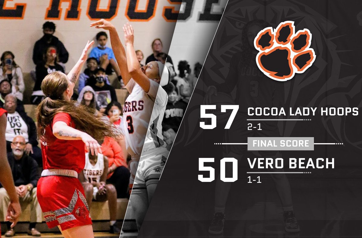 Pulled off a come back win from an 11 point deficit last night. Vero Beach has a talented team! <a href="/nakaylagreen04/">Nakayla “KG”</a> was our player of the game! #marathonnotasprint 🏀🧡🐅🖤
