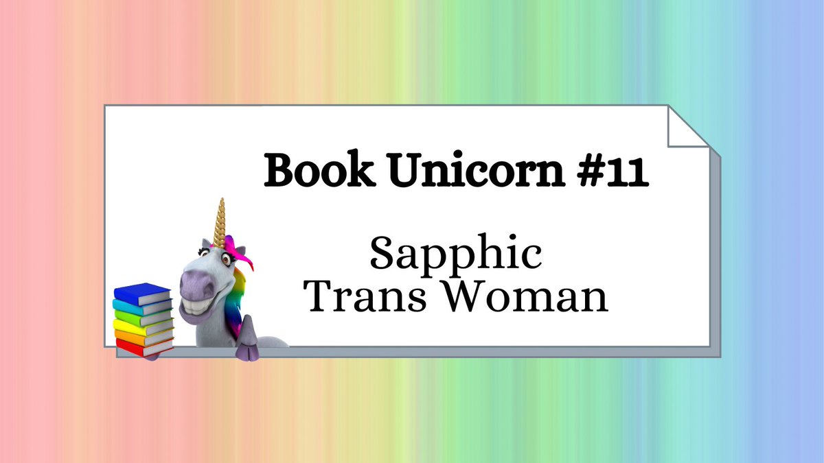 This month's Book Unicorn challenge features #sapphic books with a protagonist who's a #trans woman. 

Head over to my blog for the book recommendations: jae-fiction.com/sapphic-books-…

#lgbtbooks #transbooks