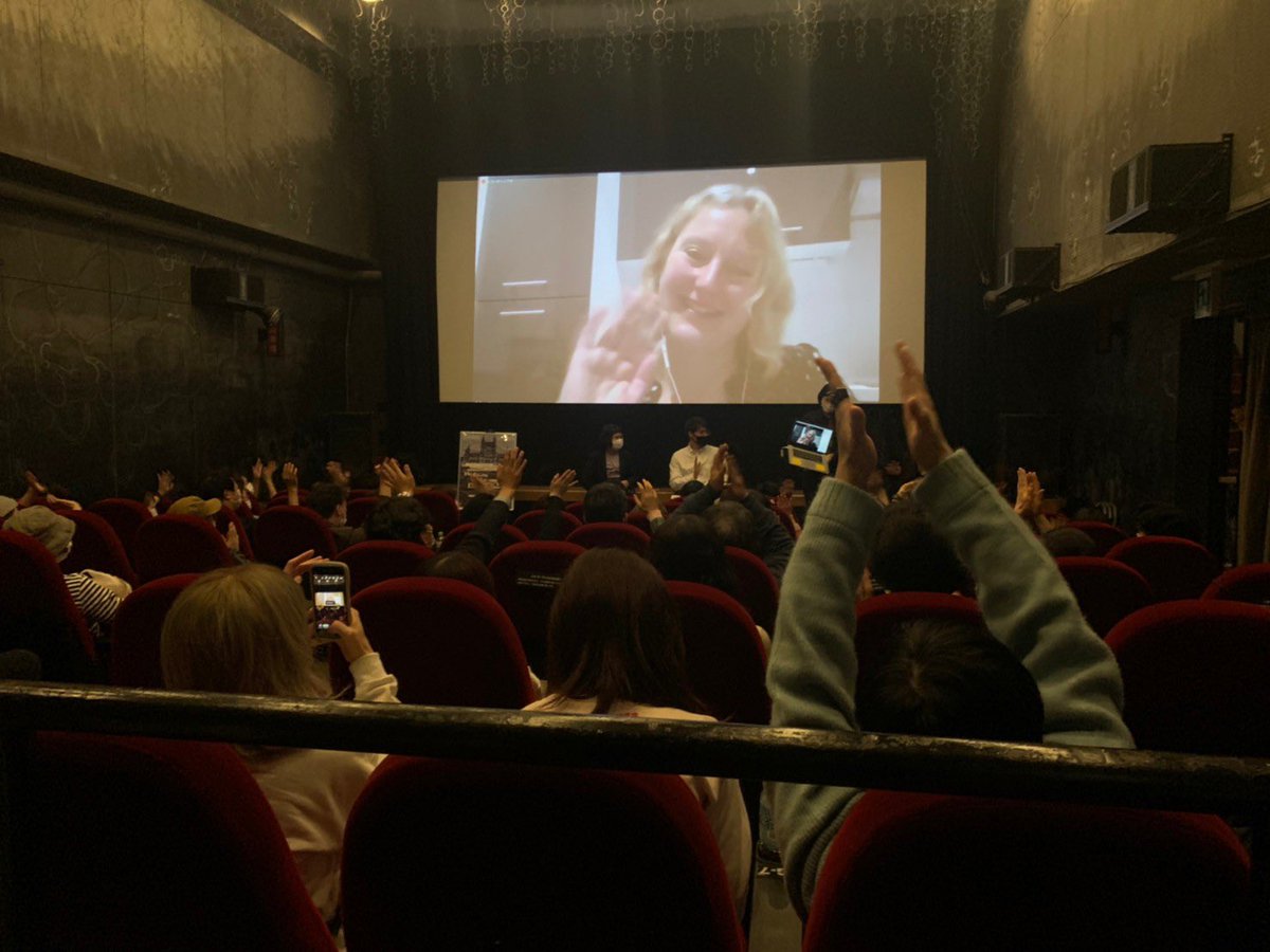 Sarah Records 💙 (@sarah_records) on Twitter photo Thanks again to Chico & the team for organising the Osaka screening of <a href="/SarahRecordsDoc/">Sarah Records Doc</a> on Sunday & for sending through some pictures from the Q&A. I had great fun doing it, as I think you can tell from my grin! Thanks again to Chico & the team for organising the Osaka screening of <a href="/SarahRecordsDoc/">Sarah Records Doc</a> on Sunday & for sending through some pictures from the Q&A. I had great fun doing it, as I think you can tell from my grin!