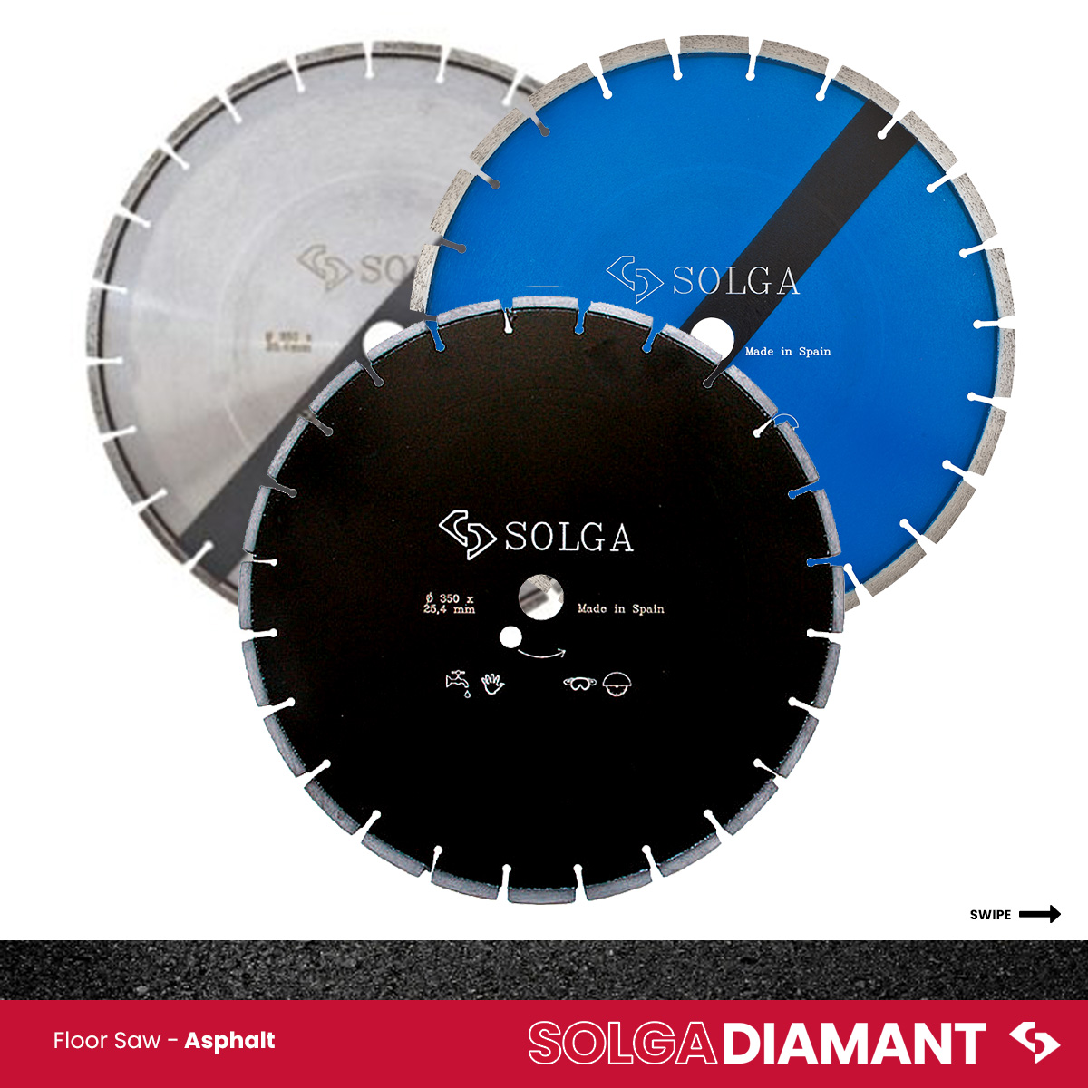 SolgaTools's tweet image. 🛣️ Floor Saw Blades

#solga #solgadiamant #diamondtools #diamondtoolsmanufacturer #construction #demolition
#dry #concrete #stone #construccion #perforacion #demolicion #blades #hormigon #powertools #jointmachines #asphalt #freshconcrete #circularsaw #concrete  #floorsaw