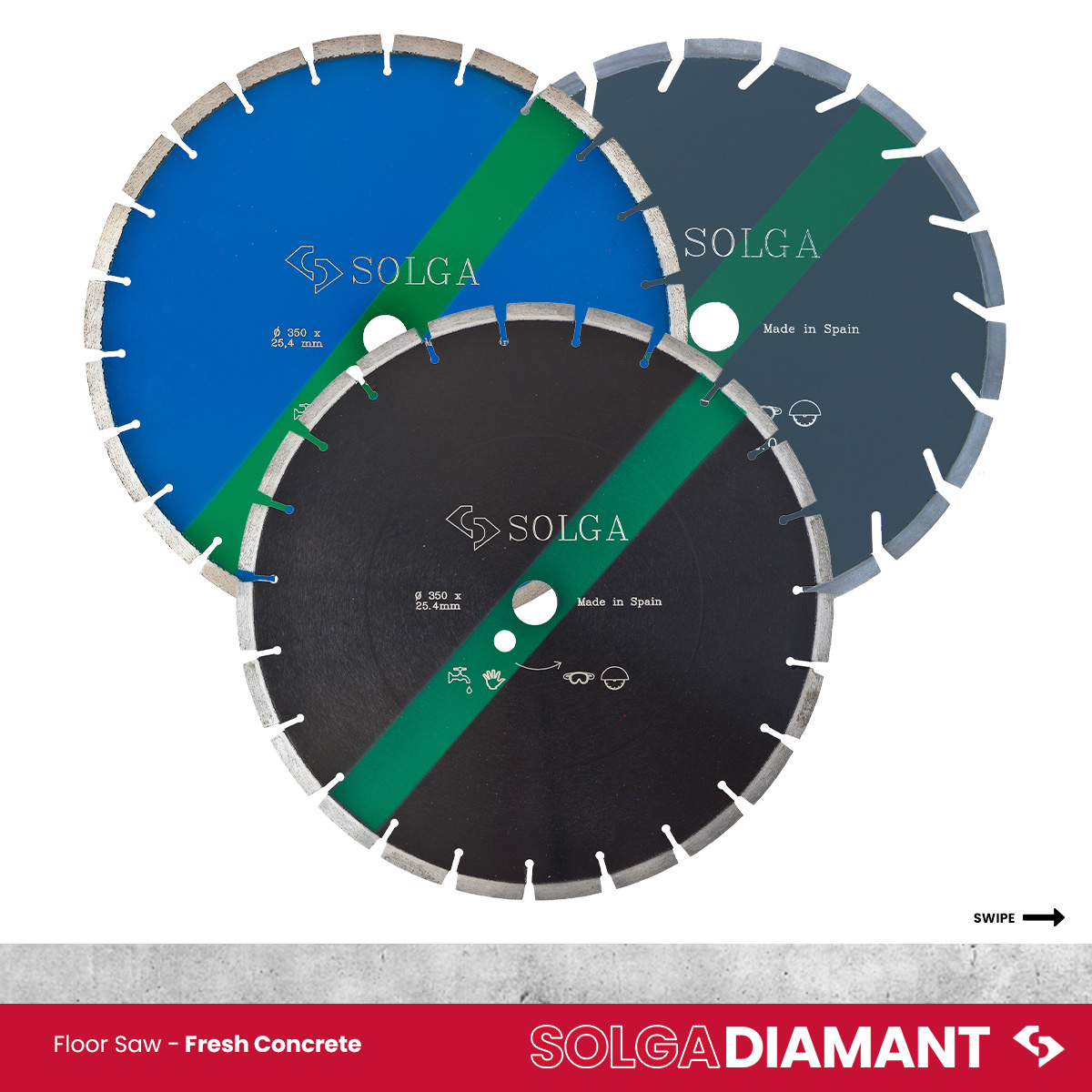 SolgaTools's tweet image. 🛣️ Floor Saw Blades

#solga #solgadiamant #diamondtools #diamondtoolsmanufacturer #construction #demolition
#dry #concrete #stone #construccion #perforacion #demolicion #blades #hormigon #powertools #jointmachines #asphalt #freshconcrete #circularsaw #concrete  #floorsaw