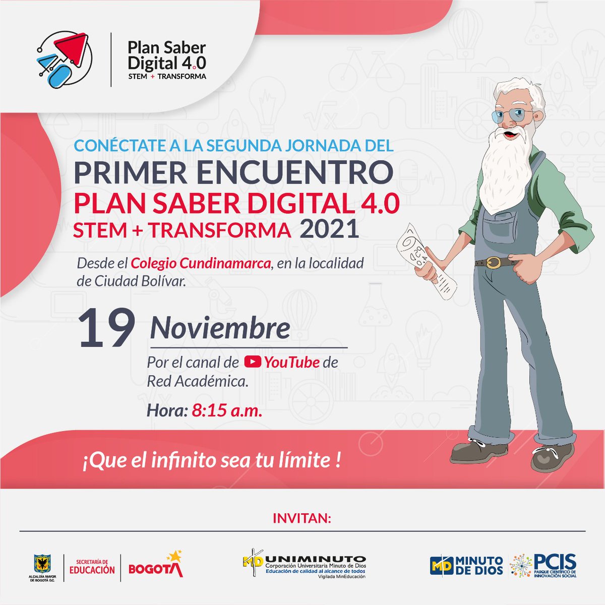 UliaYemail's tweet photo. Hoy estaremos en el segundo día del Encuentro Plan Saber Digital 4.0 en la IE Cundinamarca. #STEMTransforma https://t.co/D7CDBvRyAJ