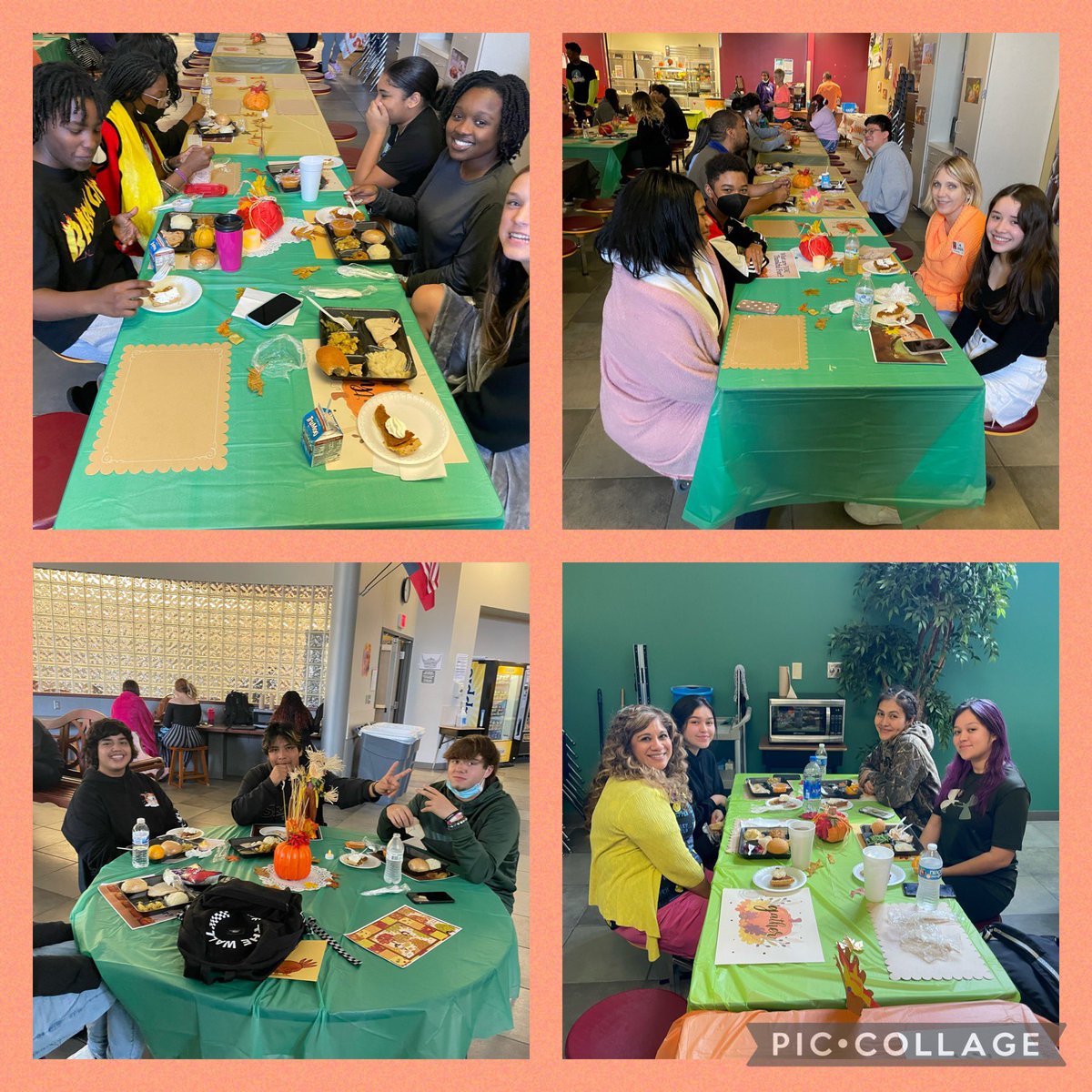KAdams_Vistas's tweet photo. What an awesome tradition!!!❤️ The students and staff @VistasHSProgram shared a Thanksgiving meal and spent some quality time together!!! #vikingspirit #Vistasfamily #relationships #thankfulThursday #makingmemories https://t.co/7o8l51j1VG