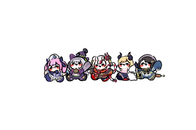 #プロテインザスバル 
#しょこらーと
#百鬼絵巻   
#あくあーと 
#シオンの書物 