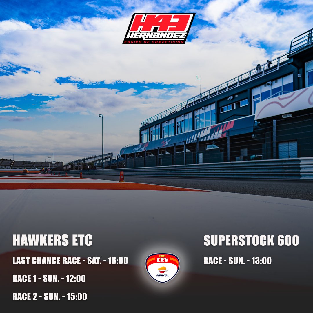 H43Team's tweet photo. 🔜 @CircuitValencia 💪🏼 https://t.co/Vbx5JiEPrA