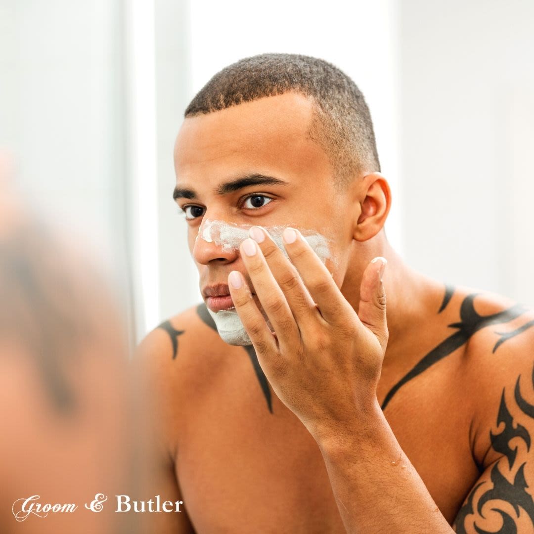 GroomandButler's tweet photo. It is common for men to only take care of their skin when a problem arises, remember, prevention is better than cure! 🙌

Come and see us at Groom &amp; Butler for a FREE skin consultation!

Please pre-book to avoid disappointment:
https://t.co/3lRc6ljtfZ
📞 07500 771347 https://t.co/lNNQh9g7ps