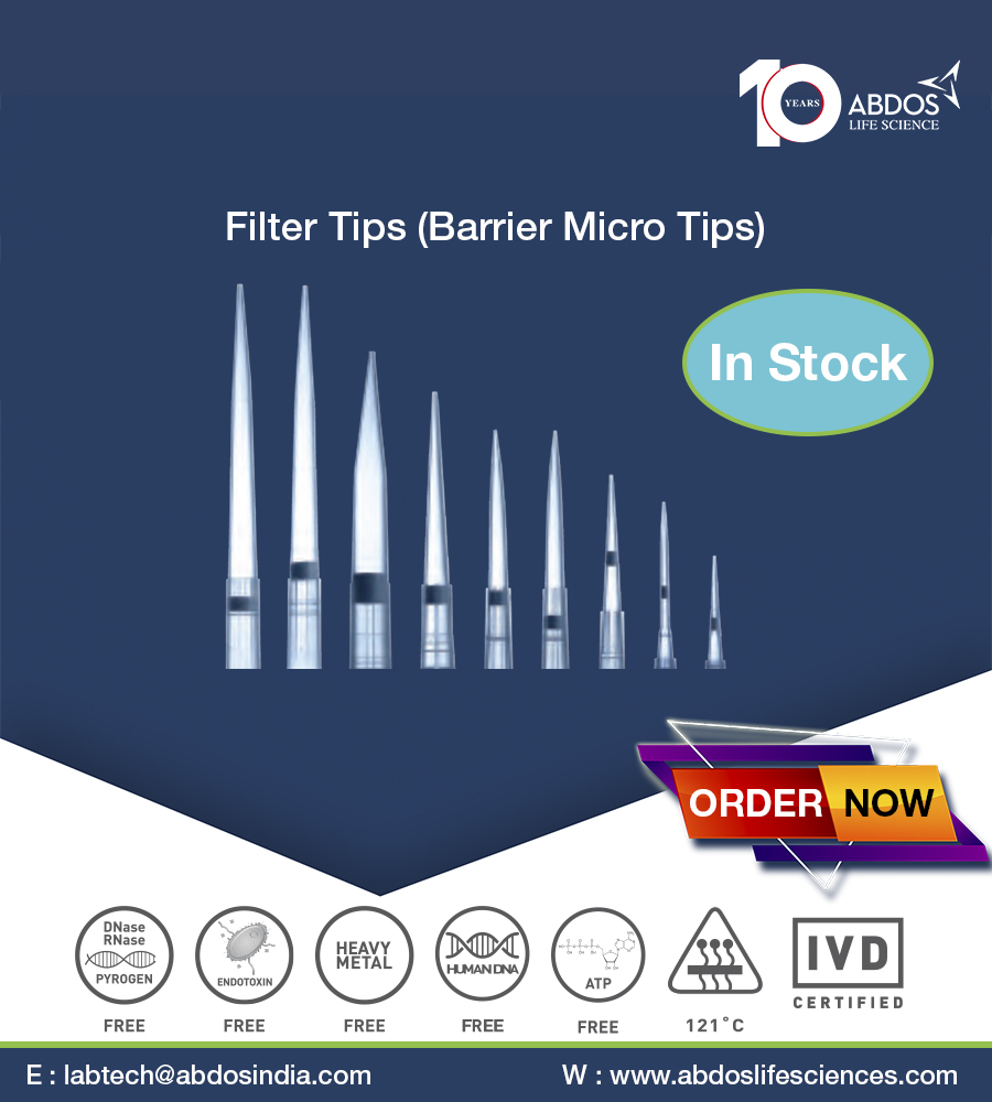 AbdosLabtech's tweet image. Abdos Filter Tips available In Stock, Book your Order Now ! #abdos #filtertips #filterpipettetips #pipettetips #pipette #tips #India #lifesciences #lifescience