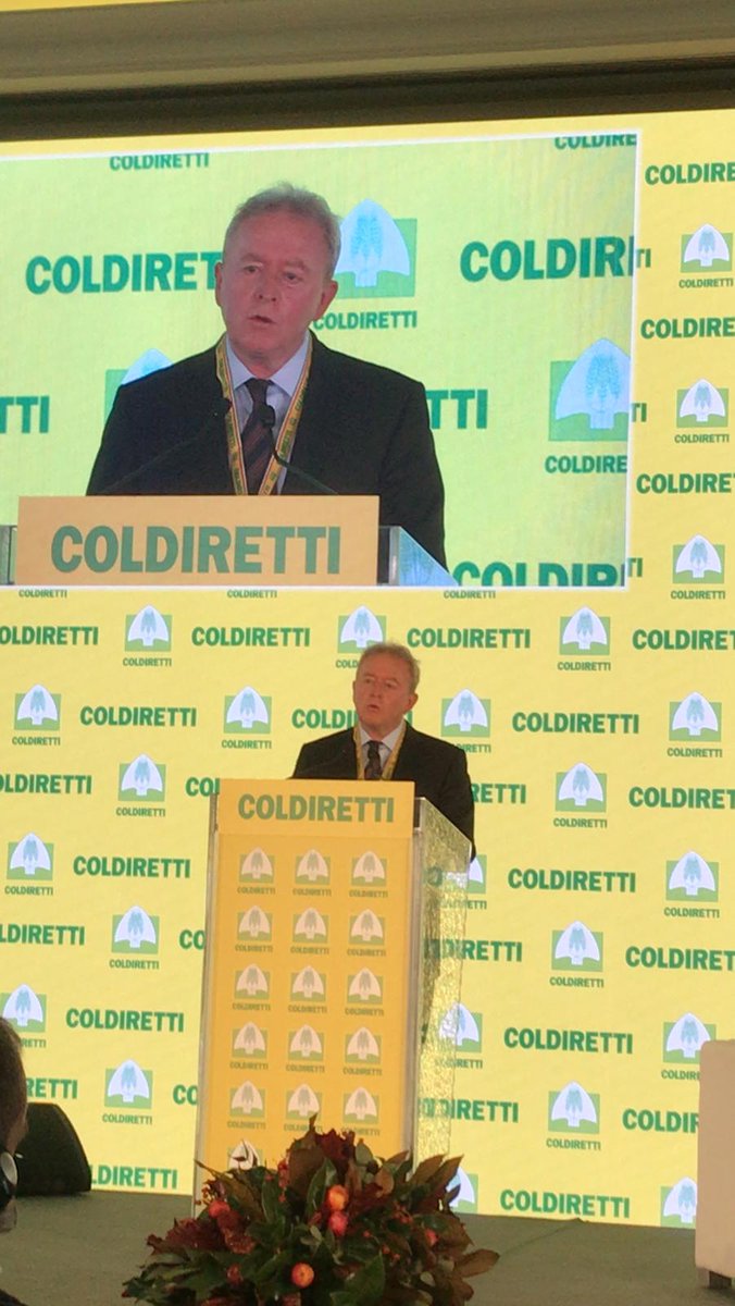 jwojc's tweet photo. Speaking at the International Forum on Agriculture &amp; Food, organized by @coldiretti in Rome, with a presentation on the #FutureofCAP &amp; the opportunities for developing a sustainable and resilient agri-food sector.
Thx for the invitation. It's always a pleasure to engage with you. https://t.co/QoPmBOr4RO