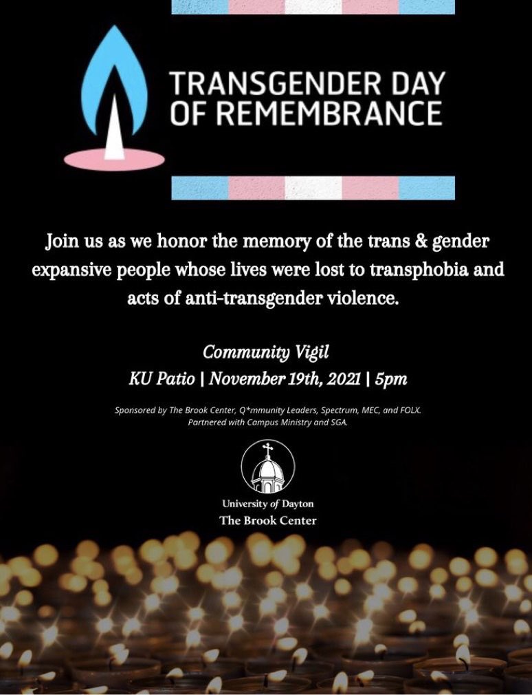 UD_Spectrum's tweet image. Join us today in the KU Plaza from 5-7 PM as we read off the names and commemorate those who were murdered under transgender violence.