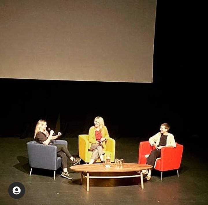 Thank you @CreativeFstone for letting me get @snaxhanso and #StephanieZari together for excellent chats with a double-bill of #ZebraGirl and #TalesFromTheLodge @Quarterhouse_UK Had some amazing feedback from folk today. Both films streaming in UK and US now. #SupportIndieFilm