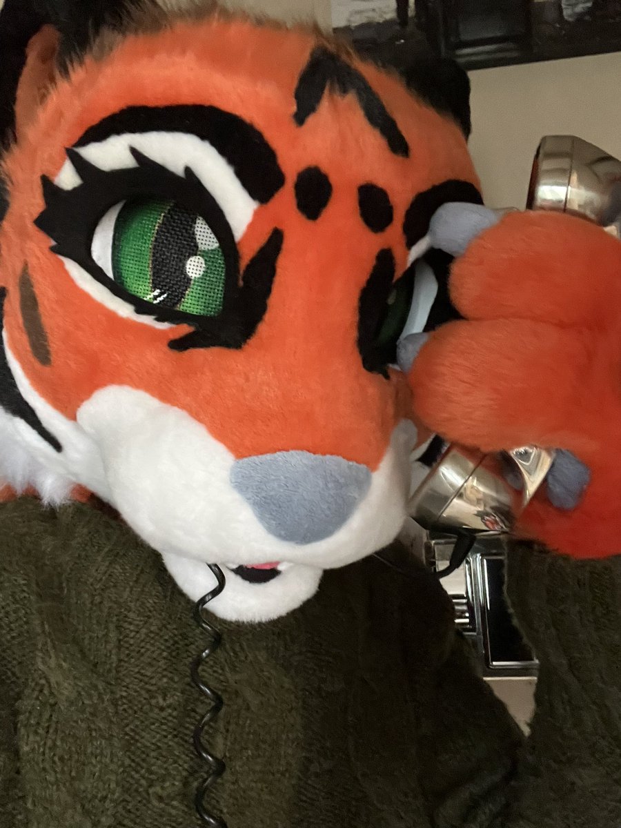 MsAnitaClaw's tweet photo. "Please hold the line, your call is important to us..... your position is 93 in the queue"

#fursuitfriday #furryfandom #furries #furrycommunity #fursuit #fursona #furrytiger #fursuitsofinstagram #britishfurry #fursuiting #tiger #catsofinstagram #pleasehold #AnitaClaw https://t.co/xu7qnkKT2q