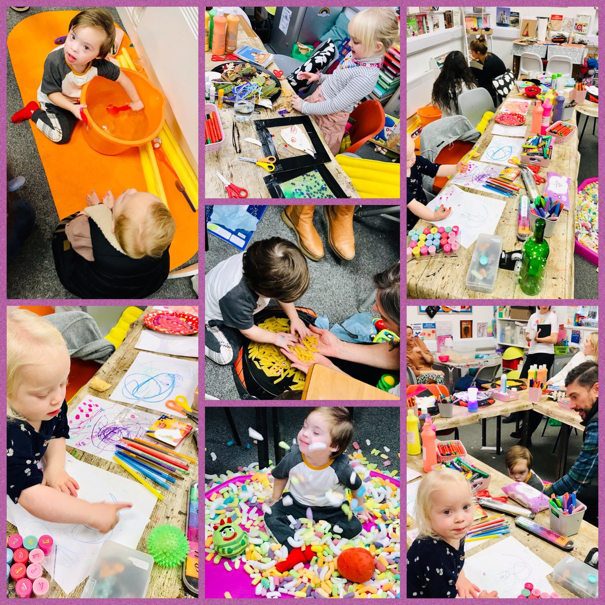 HimosHub's tweet photo. Another joyous morning spent with the Cheeky Monkeys🥰Lots of fun, mess, chatter, laughs and hugs! What could be better?!😍 @downscheshire #CheekyMonkeys https://t.co/PFEUPYYfkI