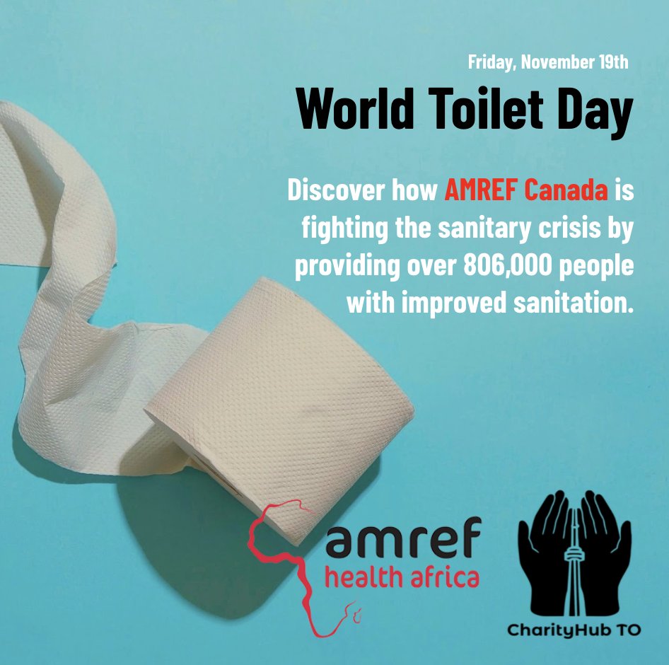 World Toilet Day brings awareness to our sanitation crisis, a crisis AMREF Health Africa is working to overcome. Their team is African-led and operates with a community-focused mindset to create sustainable health solutions.

Learn more about their work at amrefcanada.org