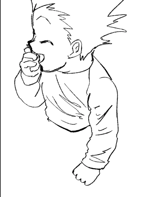 Bebby on the way...!! #wip #hxh 