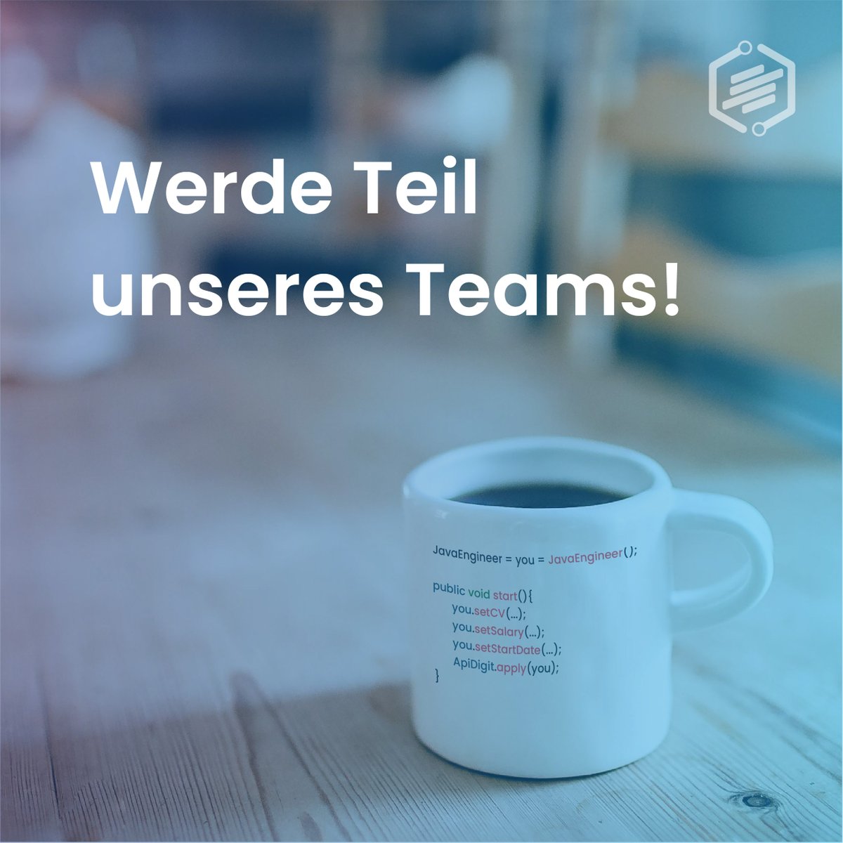 ApiDigit's tweet photo. Wir stellen ein! 
Wir suchen ab März 2022 (m/w/d) mit Kenntnissen in Java Programmierung und Springboot, zur Verstärkung unseres Teams.
👉 Mehr Informationen dazu findest du unter: https://t.co/EusgEXwg9E

#ApiDigit #WorkatApiDigit #Hiring #Job #Backend #Springboot #Java #Cloud https://t.co/CM3wkuAcTC