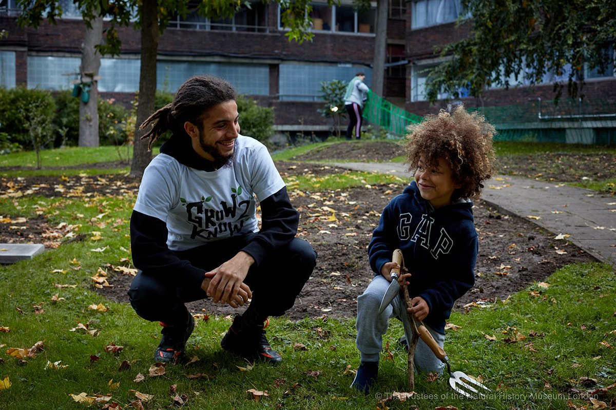 The #UrbanNatureProject has teamed up with @grow2knowcic to plant a prairie garden on the Lancaster West Estate. The first planting day took place a few weeks ago!