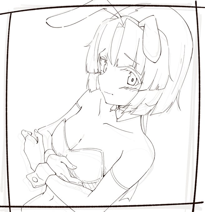 色紙バニーでいこうかな 