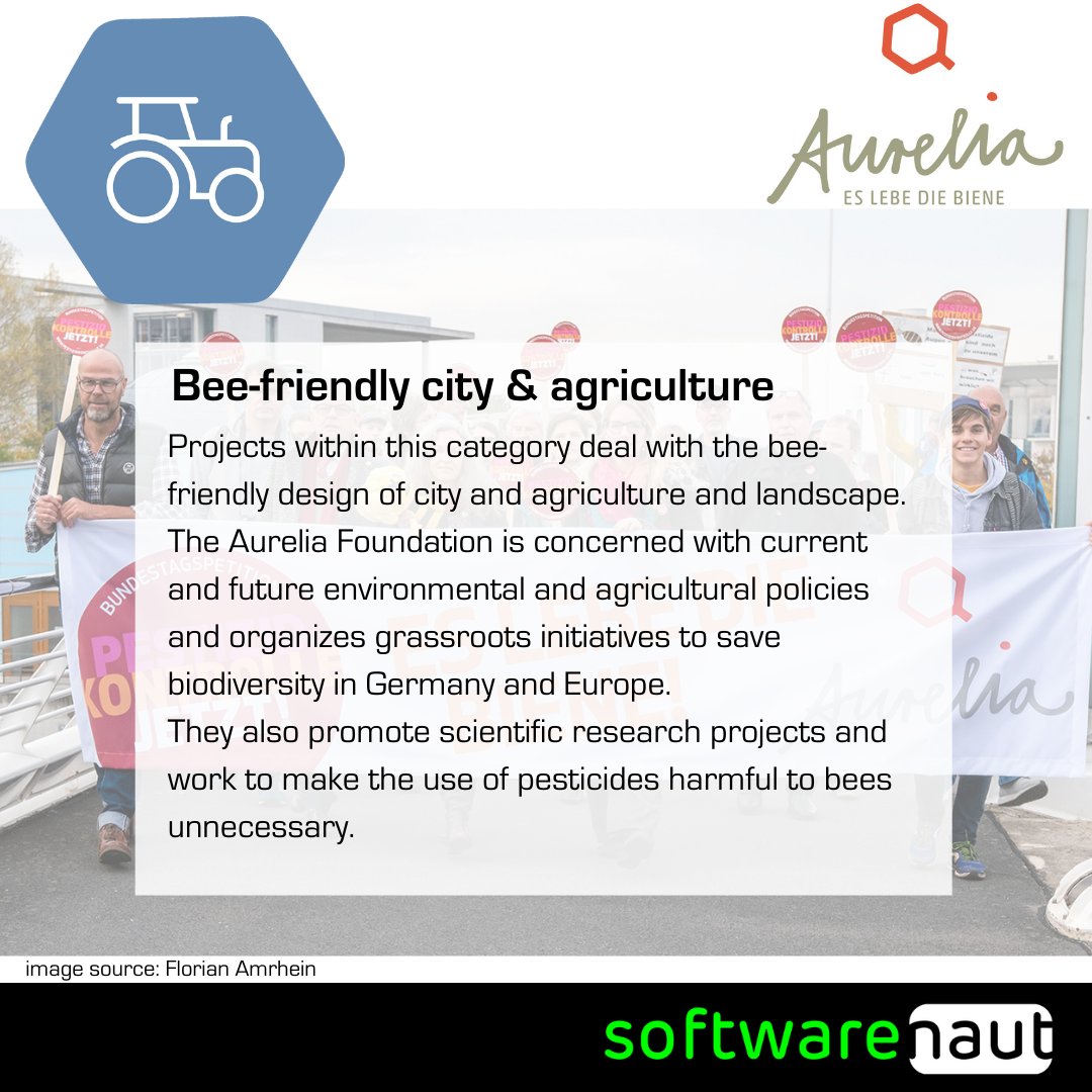 softwarenaut's tweet photo. #Letsbeegreen 🐝 Spendet jetzt für @EsLebeDieBiene und macht die Black Week zur Green Week!
2/4: Bienenfreundliche Stadt und Land(wirt)schaft
Spendet unter https://t.co/l5rZaFtcbB
#beyondprofit #ITsocialenterprise #softwarenaut #eslebediebiene #greenweek #blackfriday https://t.co/tcZCJ0ZRuk