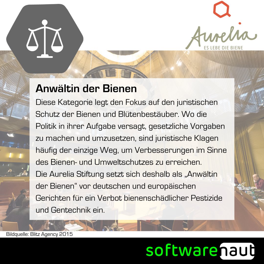 softwarenaut's tweet photo. #Letsbeegreen 🐝 Spendet jetzt für @EsLebeDieBiene und macht die Black Week zur Green Week! 
3/4: Anwältin der Bienen

Spendet unter https://t.co/l5rZaFtcbB 

#beyondprofit #ITsocialenterprise #softwarenaut #eslebediebiene #greenweek #blackfriday #blackweek #blackweek https://t.co/eMZAnJzV6G
